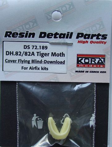 DH82a Tiger Moth Blind flying cover - folded (Airfix)  DS72189