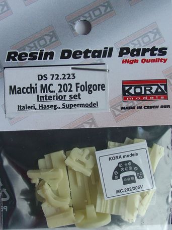 Macchi MC202 Folgore Interior set (Italeri, Hasegawa)  DS72223