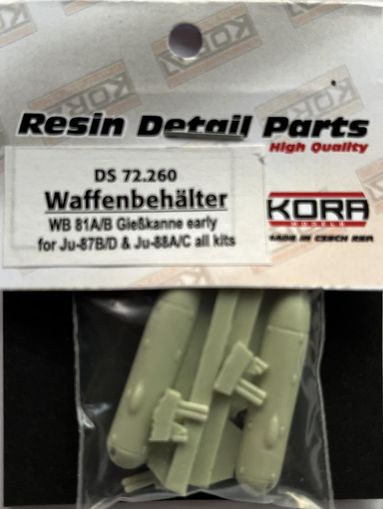 WB81A/B Gieszkanne Waffenbehalter - early- for Ju87B/D and Ju88A/C  DS72260