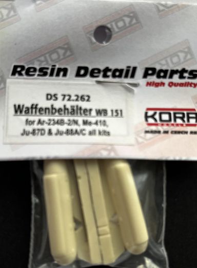 WB151 Waffenbehalter for AR234B-2N Me410, Ju87B/D and Ju88A/C  DS72262