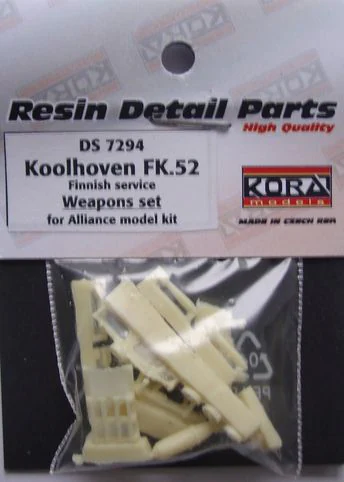 Koolhoven FK52 Weapon set Finnish AF  ds7294
