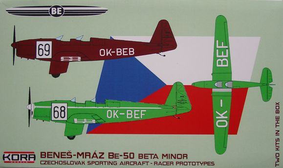 Benes-Mraz Be50 Beta Minor Racing prototypes (2 kits included)  72216