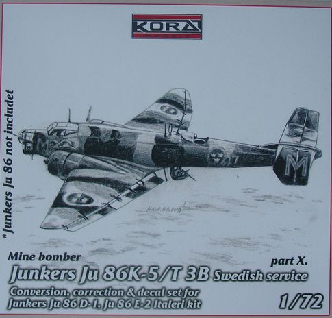 Junkers Ju86K-5/T-3B "Swedish Service Part XI  C7236