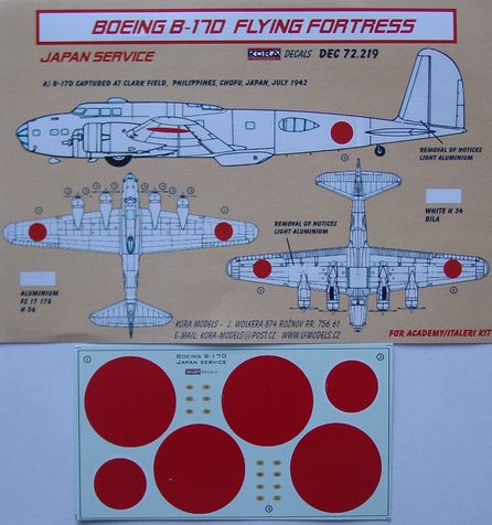 Boeing B17D Flying Fortress in Japanese service  DEC72219