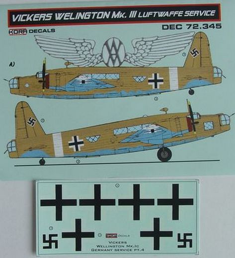 Vickers Wellington MKIII (Luftwaffe)  DEC72345
