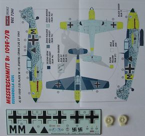 Messerschmitt BF109E-7B (Escuadrilla Azul)  DEC7241