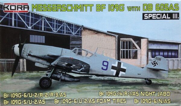 Messerschmitt Bf-109G with DB605AS engine  KPK72024