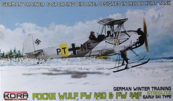 Focke Wulf Fw44D & Fw44F Stiegiltz (German winter trainer early)  KPK72047