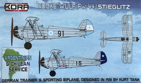Focke Wulf Fw44J Stieglitz (Argentina & Chile service)  KPK72092