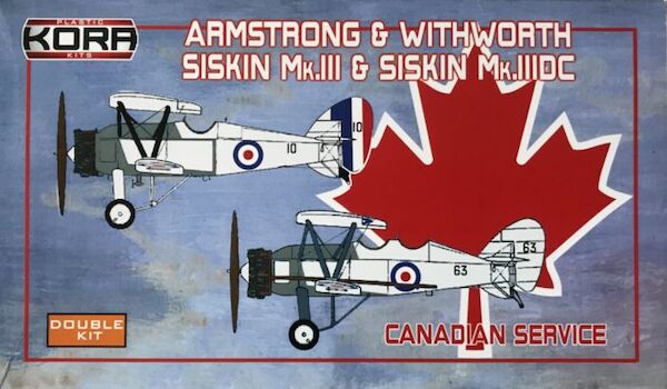 Armstrong Withworth Siskin Mk.III & III.DC in Canadian Service (double kit)  KPK72116