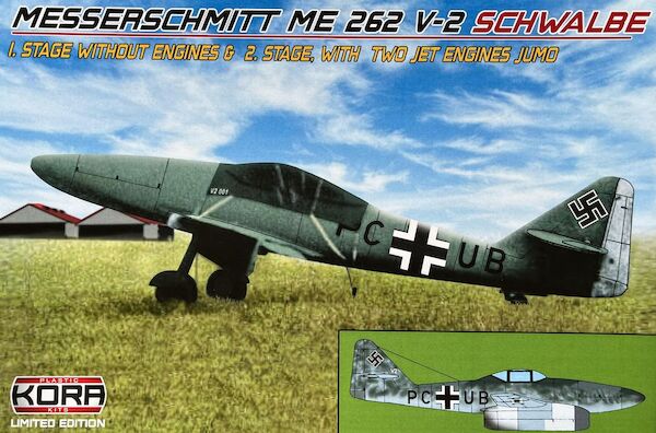 Messerschmitt Me 262V-2 Schwalbe 1.stage without engines or 2. stage with  2 Jumo Jet engines  KPK72170
