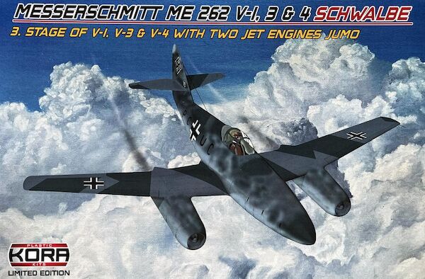 Messerschmitt Me 262V-1 / V-3 /V-4 Schwalbe 3.stage with two Jumo Jet engines  KPK72171