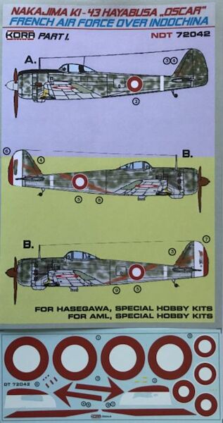 Nakajima  Ki43 Hayabusa "Oscar" (French Air Force over Indochina) part 1  NDT72042