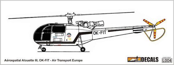 Arospatiale Alouette III OK-FIT (Air Transport Europe)  DEC-L004