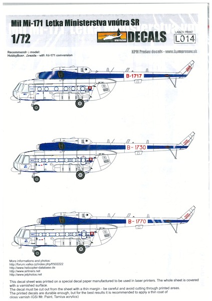 Mil Mi-171 (Letka Ministerstva vntra SR)  DEC-L014