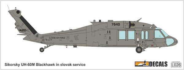 Sikorsky UH60M Blackhawk in Slovak Air Force Service  DEC-L026-72