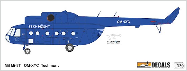 Mil Mi-8T  OM-XYC (Techmont)  DEC-L030