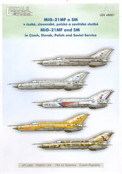 Mikoyan MiG21MF and MiG21SM in Czech,Slovak, Polish and Soviet Service  LDS48001