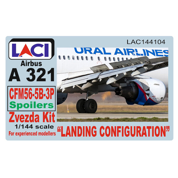 Landing Configuration Airbus A321 with CFM56-5B-3P engines  (Zvezda)  LAC144104