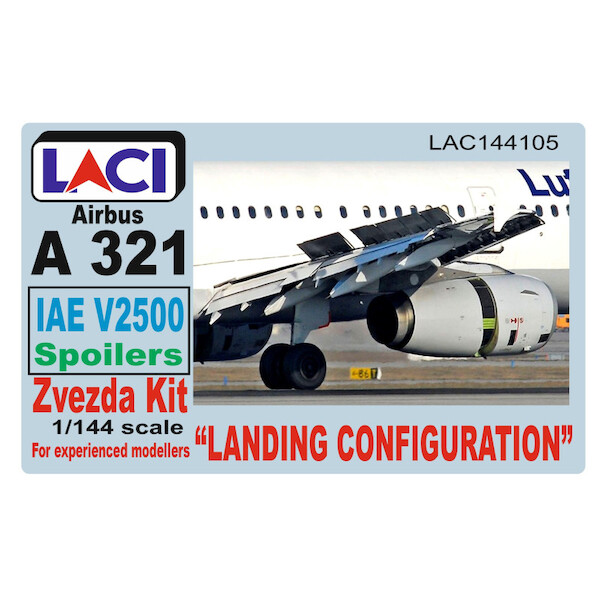 Landing Configuration Airbus A321 with IAE V2500 engines  (Zvezda)  LAC144105