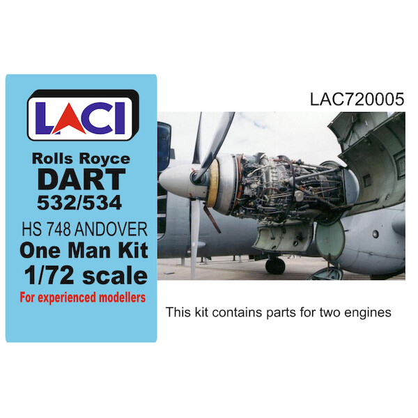 Rolls Royce Dart 532/534 for HS748 Andover (One Man kit but may also fit S&M and others)  LAC720005