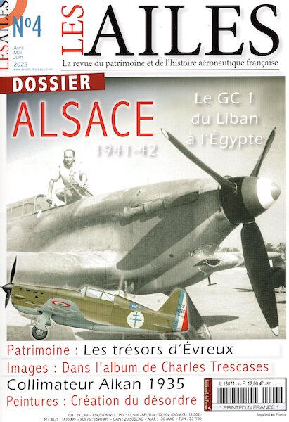 Les Ailes No 4 Alsace 1941-1942.  378130711200500040