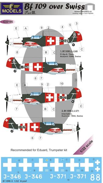 Messerschmitt BF109E-3 Over Swiss Part III  C32105