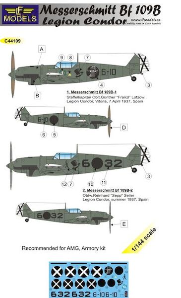 Messerschmitt BF109B (Legion Condor)  C44109