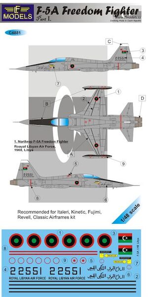 F5A Freedom Fighter (Libyan AF)  c4881