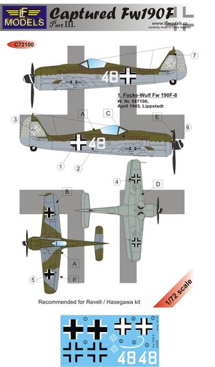 Captured Focke Wulf FW190F Part III  c72100