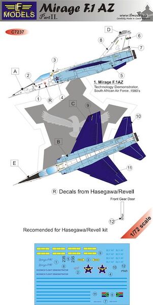 Mirage F1AZ Part II (Demonstrator)  c7237