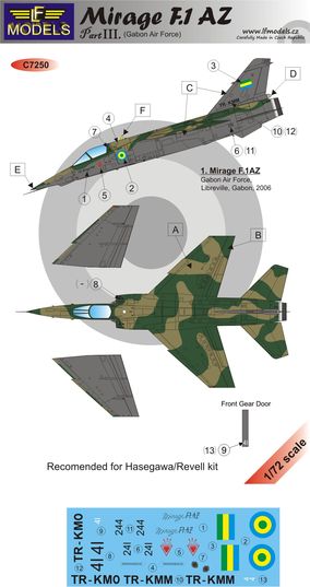 Mirage F1AZ Part 3(GabonAF)  c7250