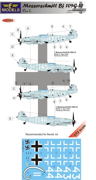 Messerschmitt BF109G-10 Part 1  c7254