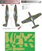 North American Mustang MKIII RAF Camouflage Painting Mask Part 2 LFM7245