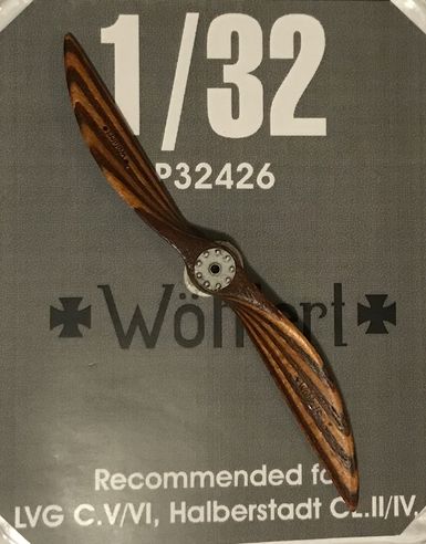 Hand made  wooden prop Wohlert Type II  for LVG CV/CVI, Halberstadt CLII/IV  LFP32426