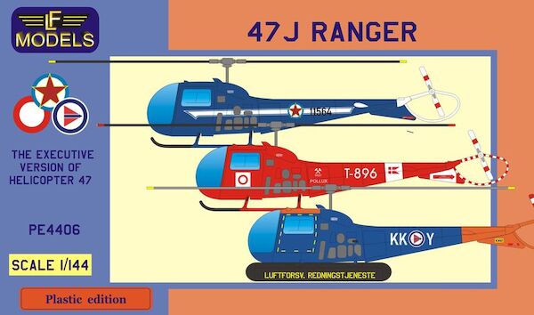 Agusta Bell Ranger (Yugoslavian AF, RDAF, RNoAF) (2in1)  PE-4406