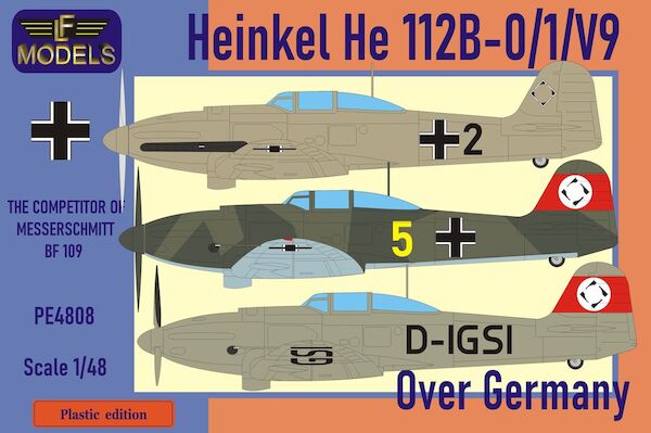 Heinkel He112B-0 / B-1/ V-9 over Germany  PE-4808