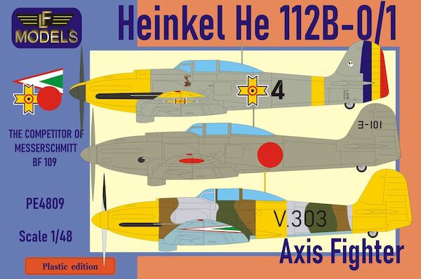 Heinkel He112B-0 / B-1/ V-9 Axis Fighter  PE-4809