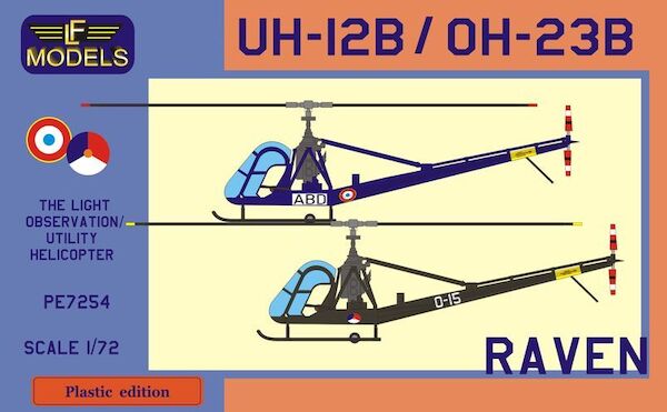 Hiller UH12B / HO23B Raven (Dutch AF, French Air Force) BACK IN STOCK  PE-7254