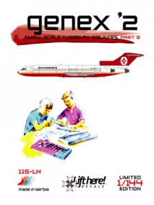 Small scale Yugoslav Airliners part 9: Boeing 727 (Aviogenex)  115LH