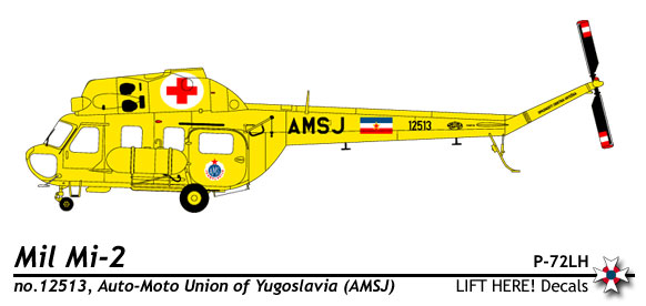 Choppers I (Yugoslav Air museum WS51, S55, Mi2, Mi4, Mi8)  P-72LH