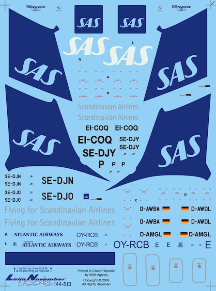 BAE146/RJ's (SAS)  LN144-513