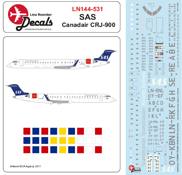Canadair CRJ900 (SAS)  ln144-531