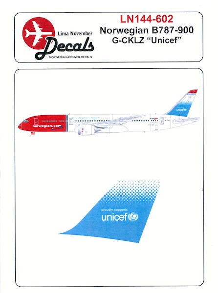 Boeing 787-900 "Unicef" EI-LNI/J - Norwegian" (Zvezda)  LN144-602