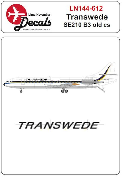 SE210 Caravelle 10B3 (Transwede old cs)  LN144-612