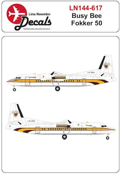 Fokker 50 (Busy Bee)  LN144-617