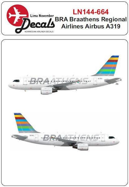 Airbus A319 (Braathens Regional Airlines)  LN144-664