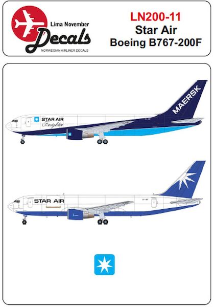 Boeing 767-200F (Star Air old and new scheme)  LN200-011