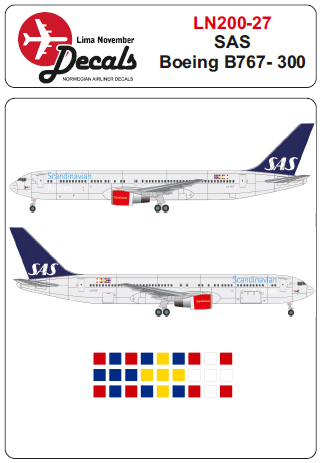 Boeing 767-300 (SAS New Colours)  LN200-027
