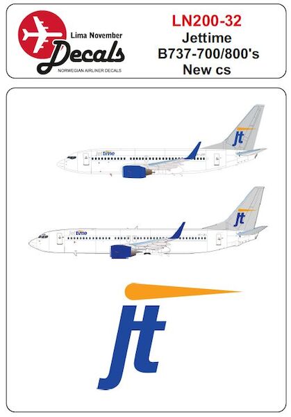 Boeing 737-700/800 (Jettime new cs)  LN200-032